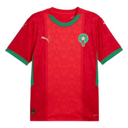 Morocco Home  Soccer Jersey 2024/25 footmaillots.fr