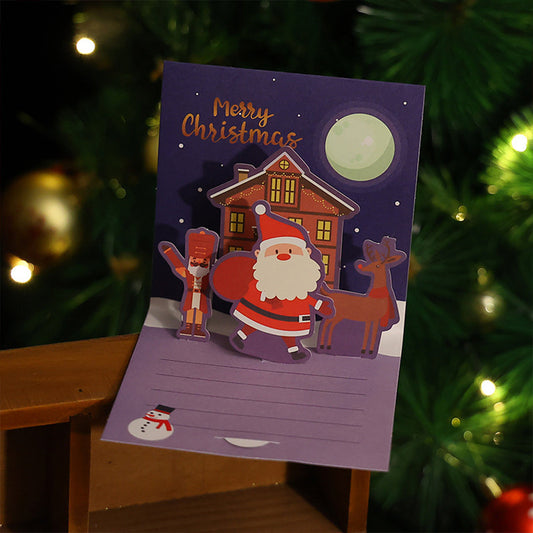 1 Pcs Random Style Personalized Christmas Greeting Card footmaillots.fr