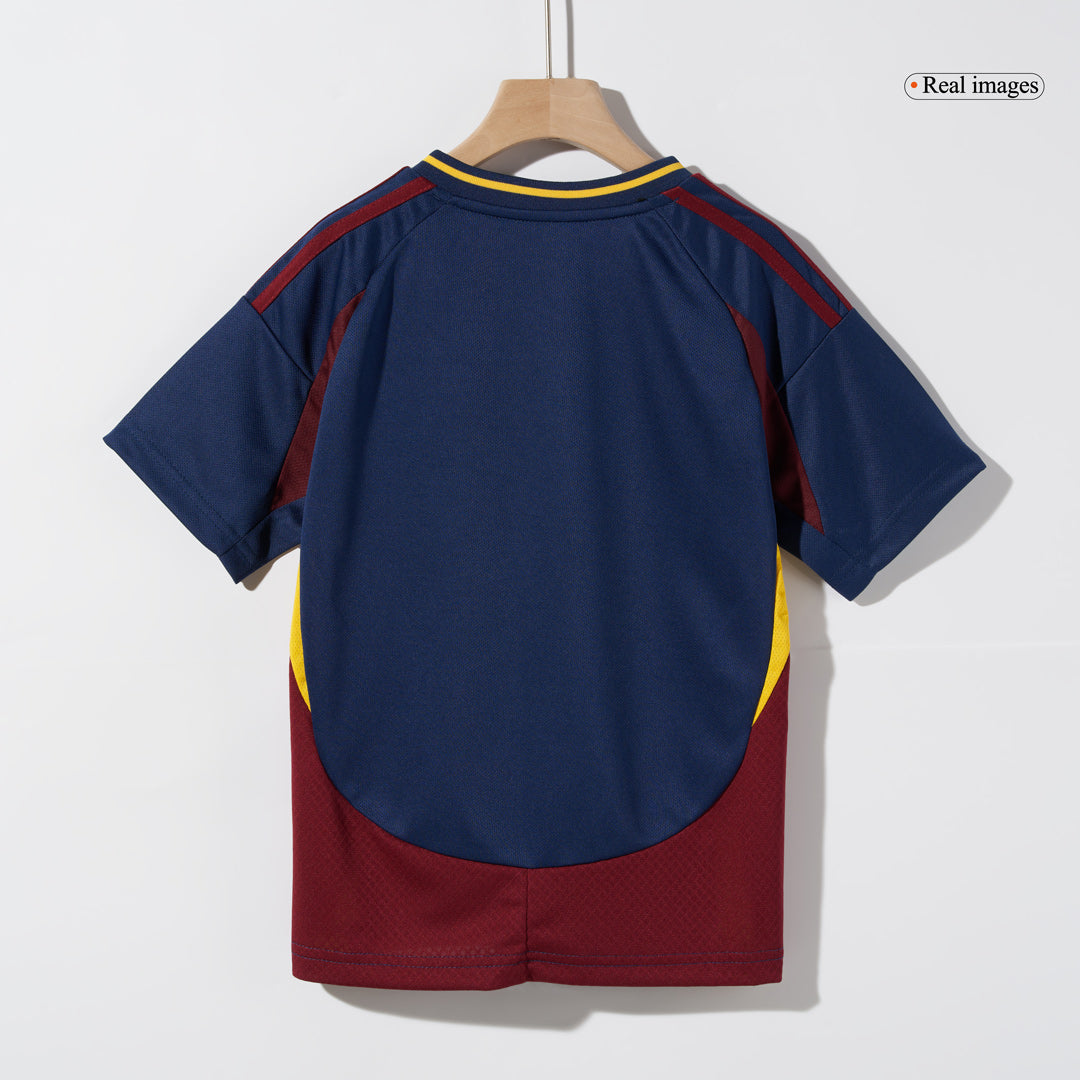 Kid's Roma Third Away  Soccer Jersey Kit(Jersey+Shorts) 2024/25 footmaillots.fr