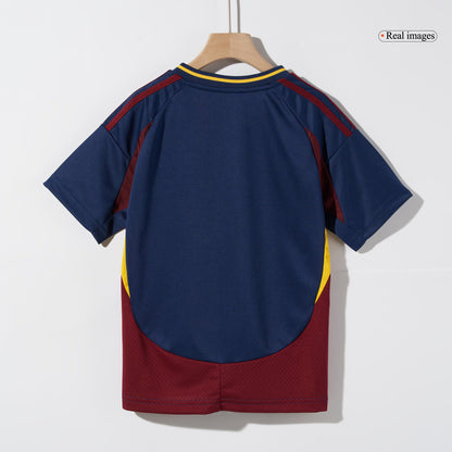 Kid's Roma Third Away  Soccer Jersey Kit(Jersey+Shorts) 2024/25 footmaillots.fr