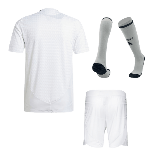 Player Version Real Madrid Home  Soccer Jersey Kit(Jersey+Shorts+Socks) 2024/25 footmaillots.fr
