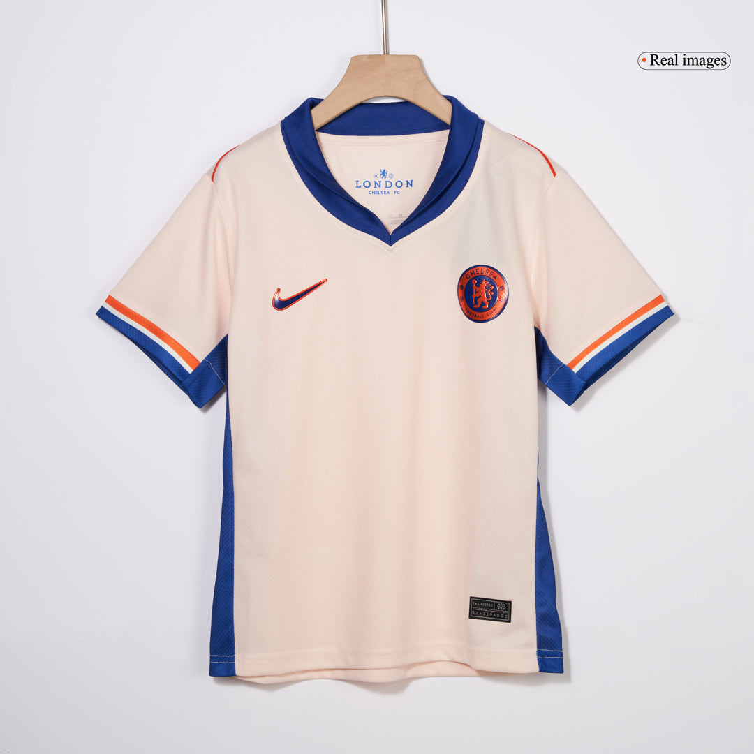 Kid's Chelsea Away  Soccer Jersey Kit(Jersey+Shorts) 2024/25 footmaillots.fr