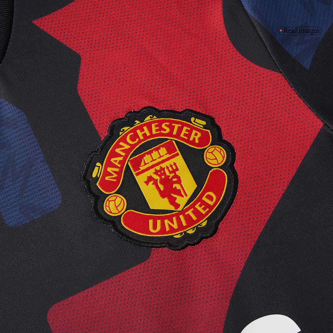 Manchester United Pre-Match  Soccer Jersey 2024/25 footmaillots.fr