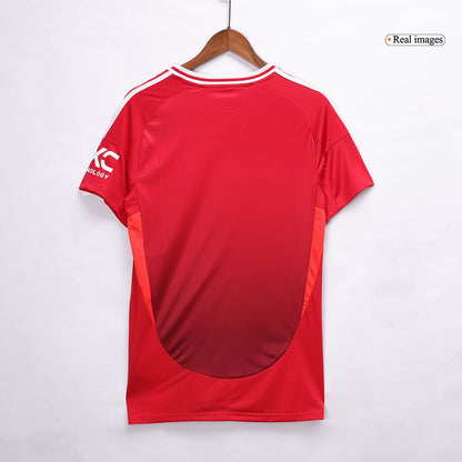 Manchester United Home  Soccer Jersey 2024/25 footmaillots.fr