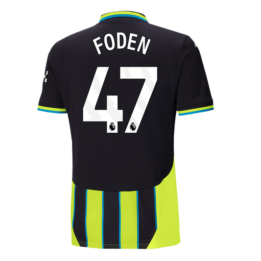 FODEN #47 Manchester City Away  Soccer Jersey 2024/25 footmaillots.fr