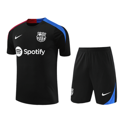 Barcelona Pre-Match  Soccer Jersey Kit(Jersey+Shorts) 2024/25 footmaillots.fr