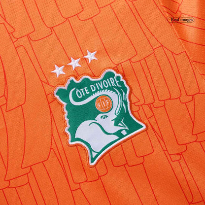 C?te d'Ivoire Home  Soccer Jersey 2024/25 footmaillots.fr