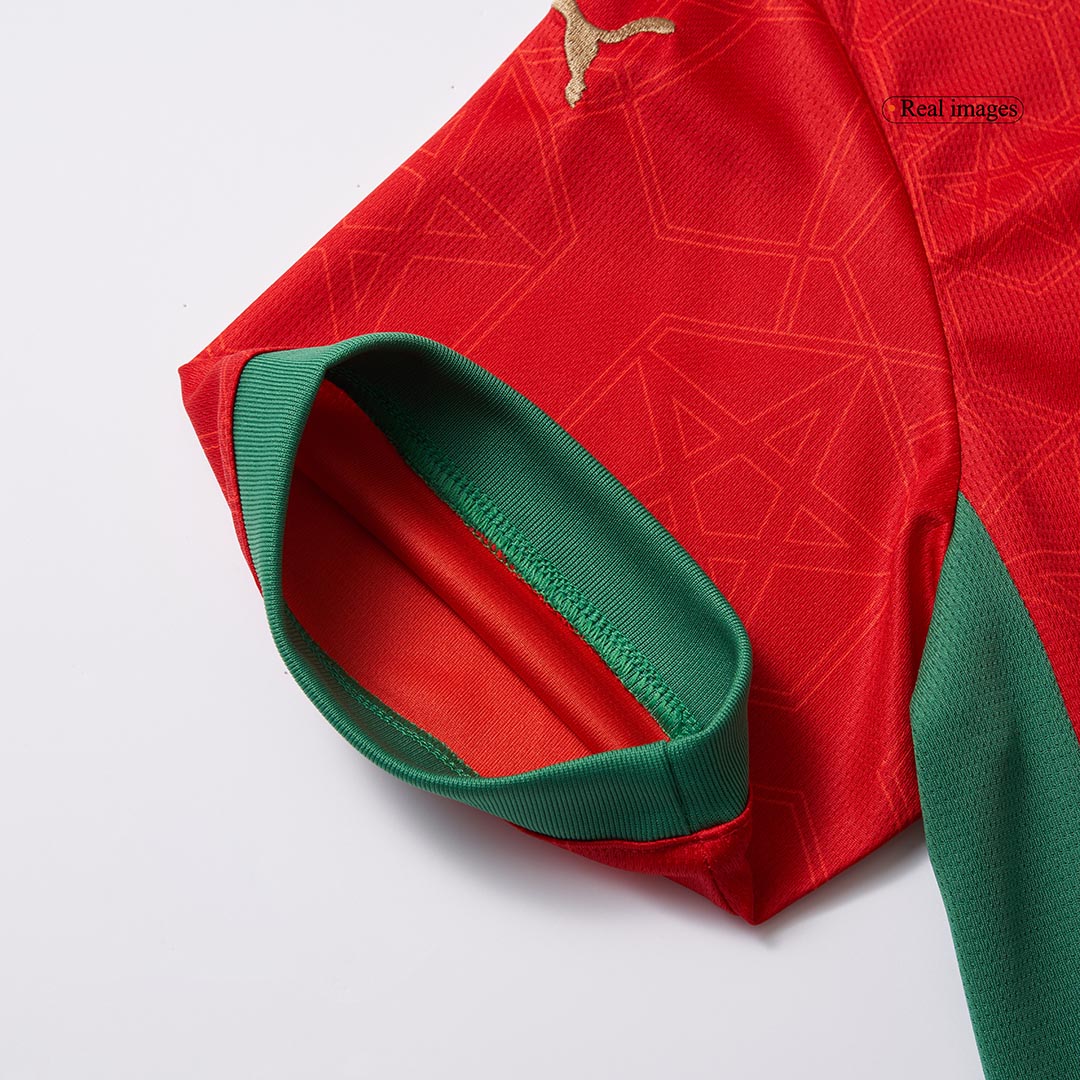 Morocco Home  Soccer Jersey 2024/25 footmaillots.fr