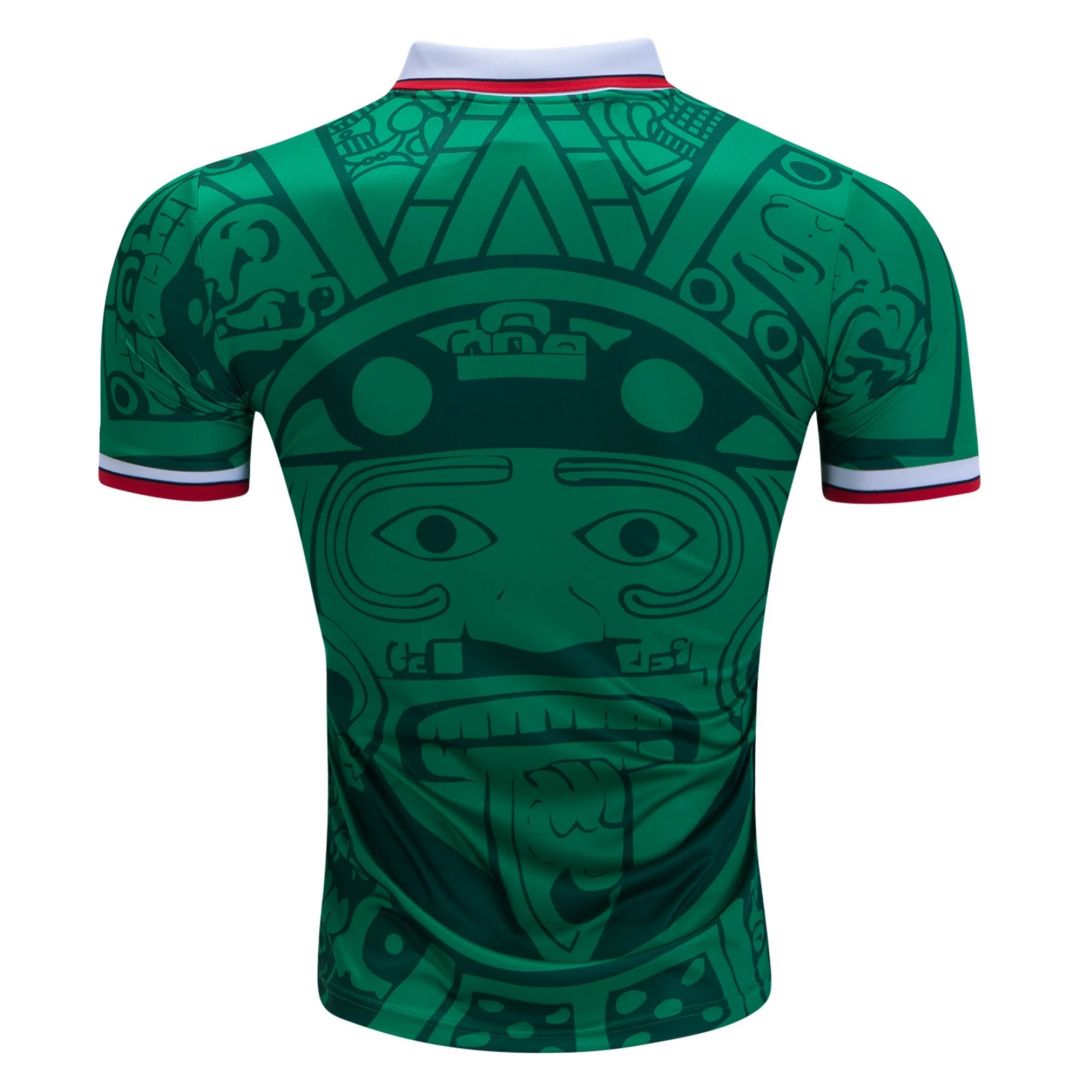 Discount Mexico Home Soccer Jersey 1998 footmaillots.fr