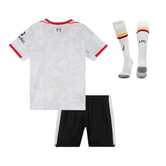 Kid's Liverpool Third Away  Soccer Jersey Kit(Jersey+Shorts+Socks) 2024/25 footmaillots.fr