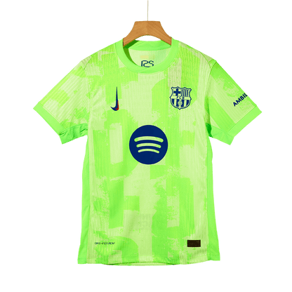 Player Version Barcelona Third Away  Soccer Jersey 2024/25-?Spotify Logo Without Text? footmaillots.fr