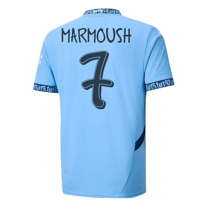 MARMOUSH #7 Manchester City Home  Soccer Jersey 2024/25 - UCL footmaillots.fr
