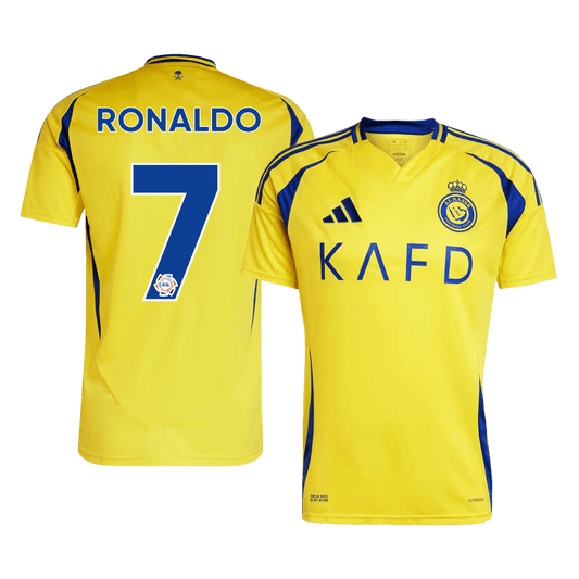 RONALDO #7 Al Nassr Home  Soccer Jersey 2024/25 footmaillots.fr