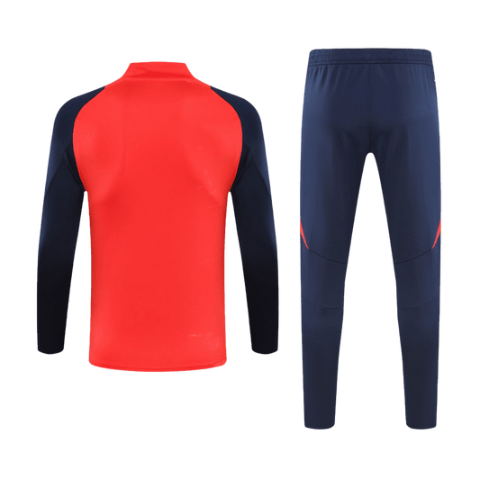 Manchester United Zipper Sweatshirt Kit(Top+Pants) 2024/25 footmaillots.fr