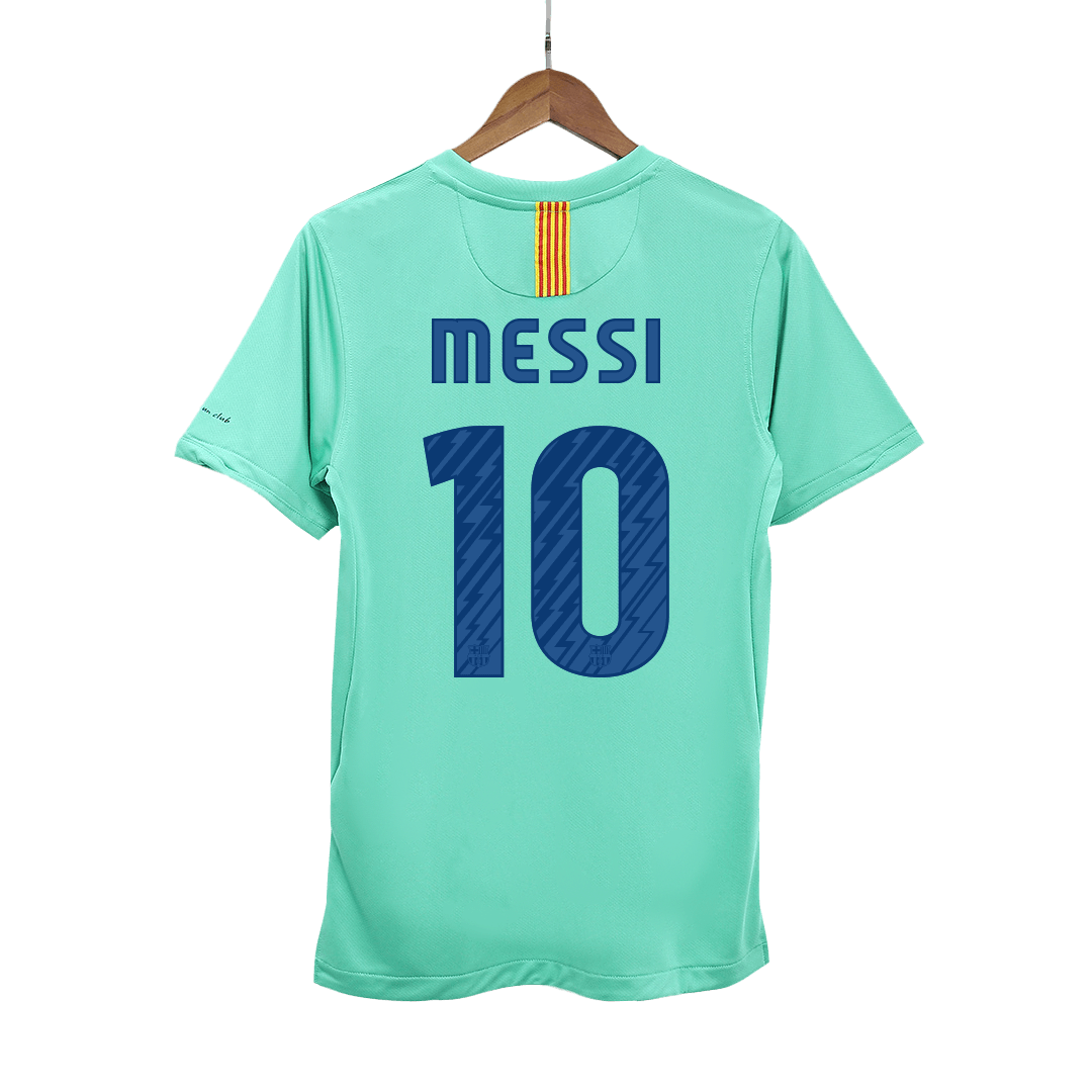Retro MESSI #10 2010/11 Barcelona Away  Soccer Jersey footmaillots.fr