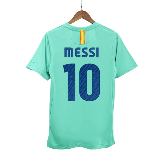 Retro MESSI #10 2010/11 Barcelona Away  Soccer Jersey footmaillots.fr