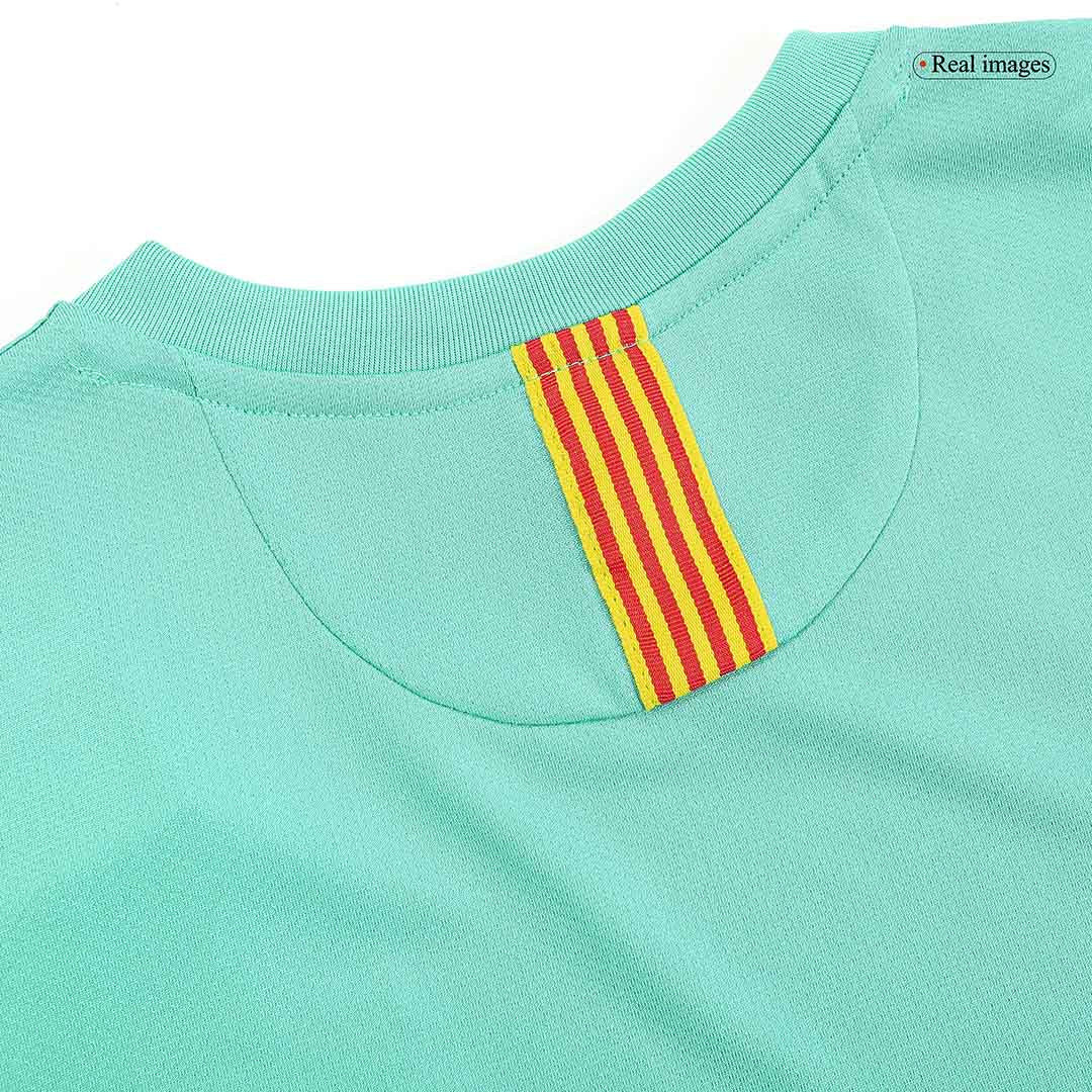 Retro DAVID VILLA #7 2010/11 Barcelona Away  Soccer Jersey footmaillots.fr