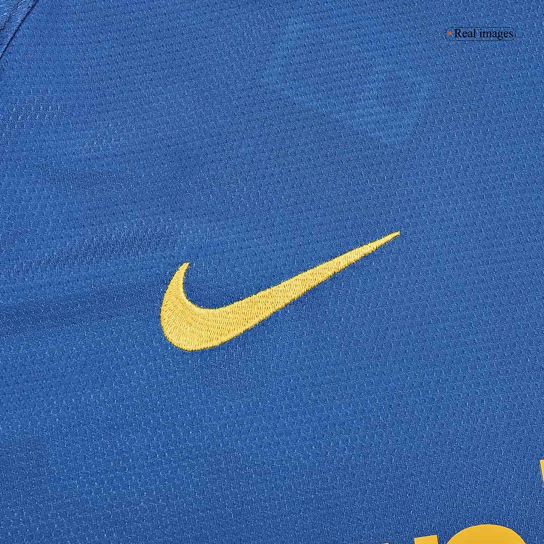 Retro XAVI #6 2008/09 Barcelona Home Long Sleeve  Soccer Jersey- UCL Final footmaillots.fr