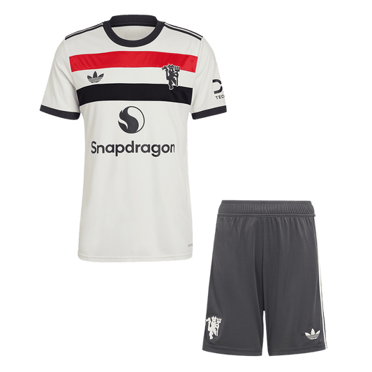 Manchester United Third Away  Soccer Jersey Kit(Jersey+Shorts) 2024/25 footmaillots.fr