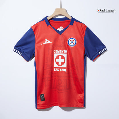 Kid's Cruz Azul Third Away  Soccer Jersey Kit(Jersey+Shorts) 2024/25 footmaillots.fr