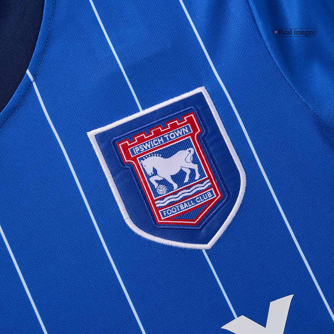 Ipswich Town Home  Soccer Jersey 2024/25 footmaillots.fr