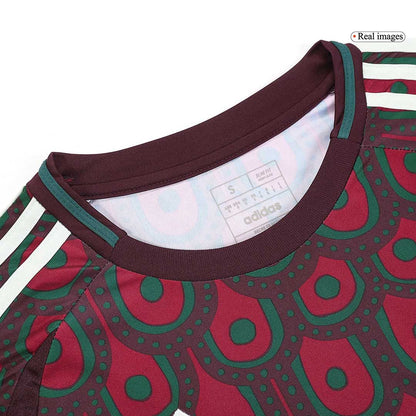 Men's Mexico Home Long Sleeve Soccer Jersey Copa América 2024 footmaillots.fr