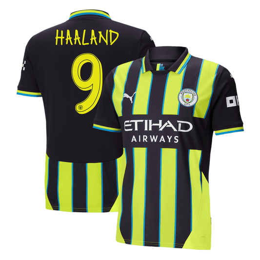 HAALAND #9 Manchester City Away  Soccer Jersey 2024/25 - UCL footmaillots.fr