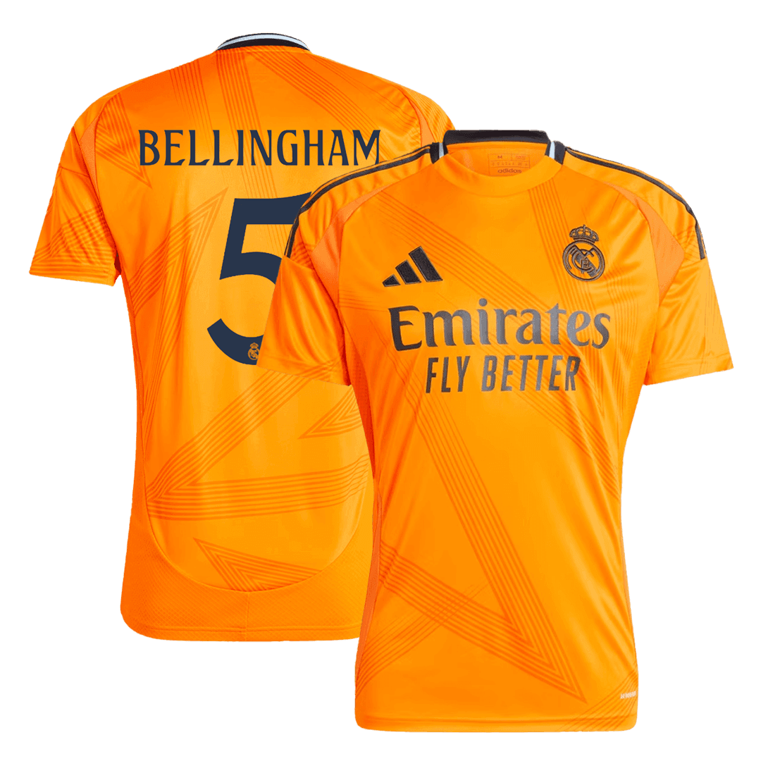 BELLINGHAM #5 Real Madrid Away  Soccer Jersey 2024/25 footmaillots.fr