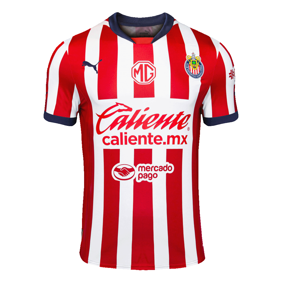 Player Version Chivas Home  Soccer Jersey 2024/25 footmaillots.fr