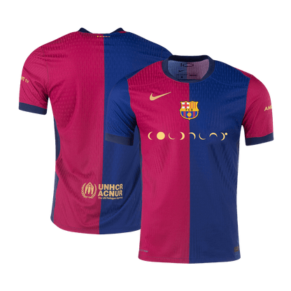 Player Version Barcelona Home  Soccer Jersey 2024/25 - COLDPLAY footmaillots.fr