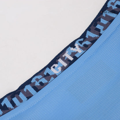 Manchester City Home Long Sleeve  Soccer Jersey 2024/25 footmaillots.fr