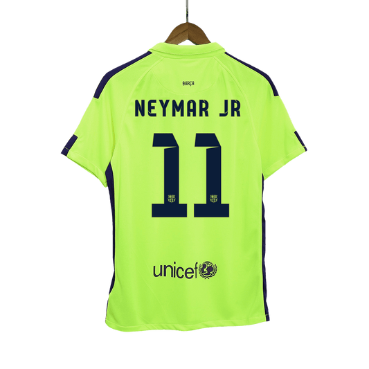Retro NEYMAR JR #11 2014/15 Barcelona Third Away  Soccer Jersey footmaillots.fr