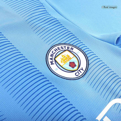 J.ALVAREZ #19 Manchester City Home  Soccer Jersey 2023/24 footmaillots.fr