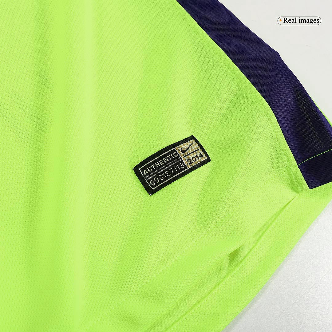Retro MESSI #10 2014/15 Barcelona Third Away  Soccer Jersey footmaillots.fr