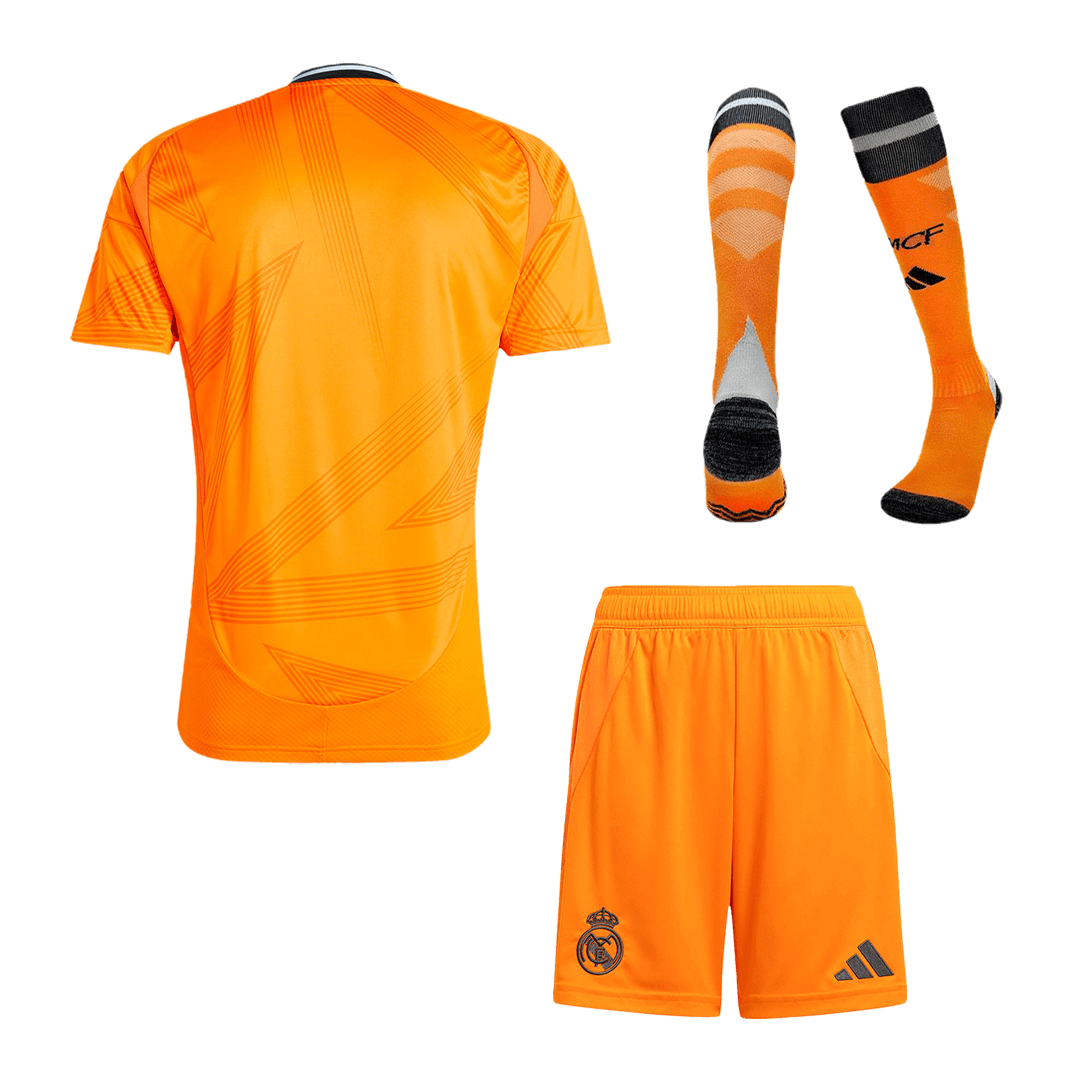 Real Madrid Away  Soccer Jersey Kit(Jersey+Shorts+Socks) 2024/25 footmaillots.fr