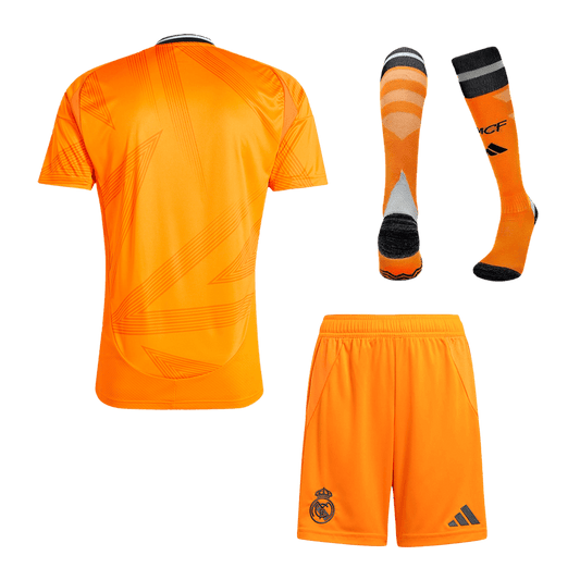 Real Madrid Away  Soccer Jersey Kit(Jersey+Shorts+Socks) 2024/25 footmaillots.fr