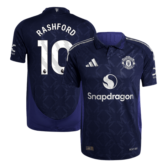 Player Version RASHFORD #10 Manchester United Away  Soccer Jersey 2024/25 footmaillots.fr