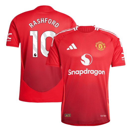 Player Version RASHFORD #10 Manchester United Home  Soccer Jersey 2024/25 footmaillots.fr