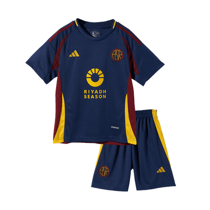 Kid's Roma Third Away  Soccer Jersey Kit(Jersey+Shorts) 2024/25 footmaillots.fr