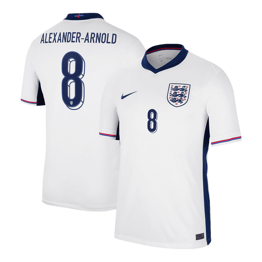 ALEXANDER-ARNOLD #8 England Home  Soccer Jersey Euro 2024 footmaillots.fr