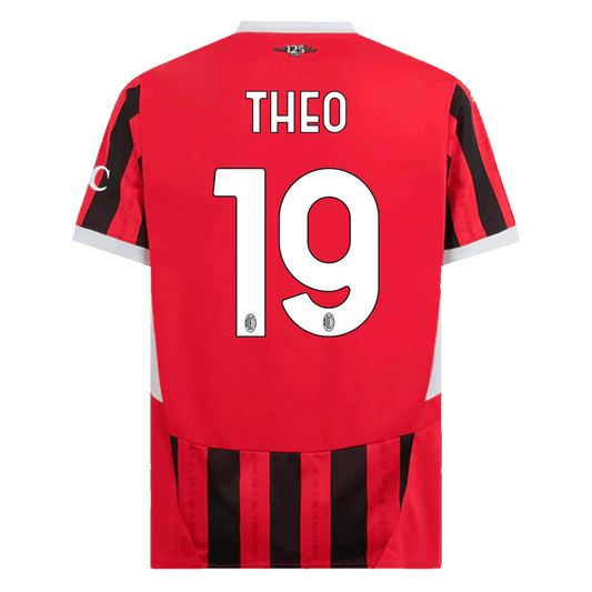 THEO #19 AC Milan Home  Soccer Jersey 2024/25 footmaillots.fr