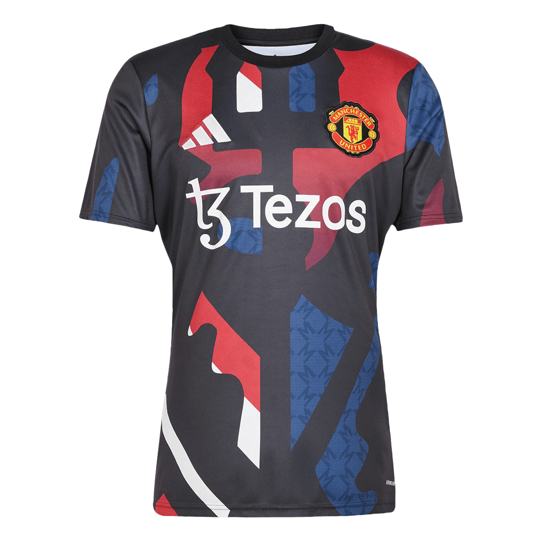 Manchester United Pre-Match  Soccer Jersey 2024/25 footmaillots.fr