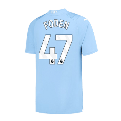 FODEN #47 Manchester City Home  Soccer Jersey 2023/24 footmaillots.fr