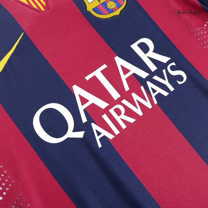 Retro NEYMAR JR #11 2014/15 Barcelona Home  Soccer Jersey footmaillots.fr