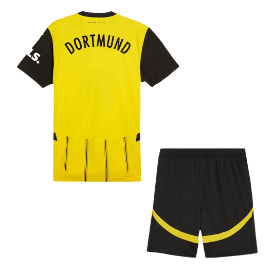 Borussia Dortmund Home  Soccer Jersey Kit(Jersey+Shorts) 2024/25 footmaillots.fr