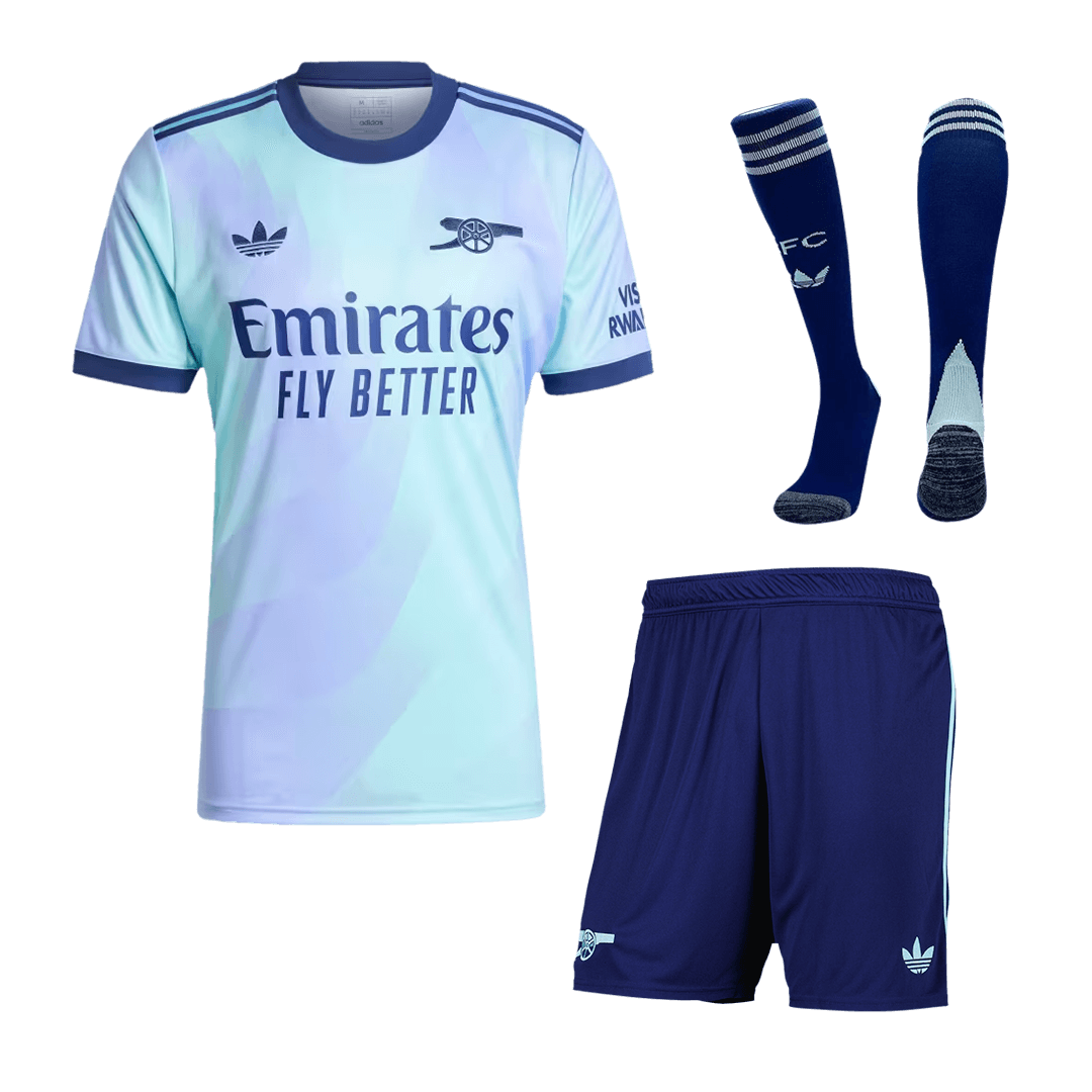 Arsenal Third Away  Soccer Jersey Kit(Jersey+Shorts+Socks) 2024/25 footmaillots.fr