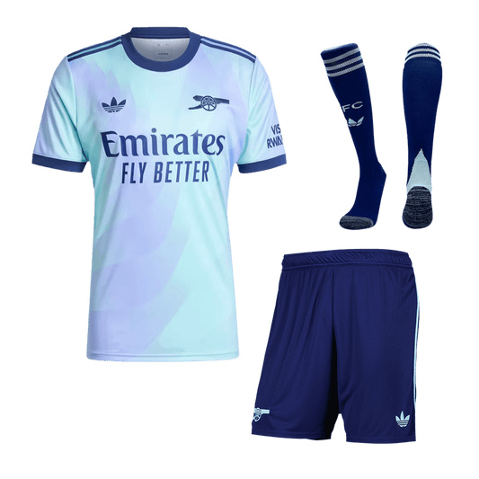 Arsenal Third Away  Soccer Jersey Kit(Jersey+Shorts+Socks) 2024/25 footmaillots.fr