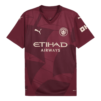 DE BRUYNE #17 Manchester City Third Away  Soccer Jersey 2024/25 footmaillots.fr