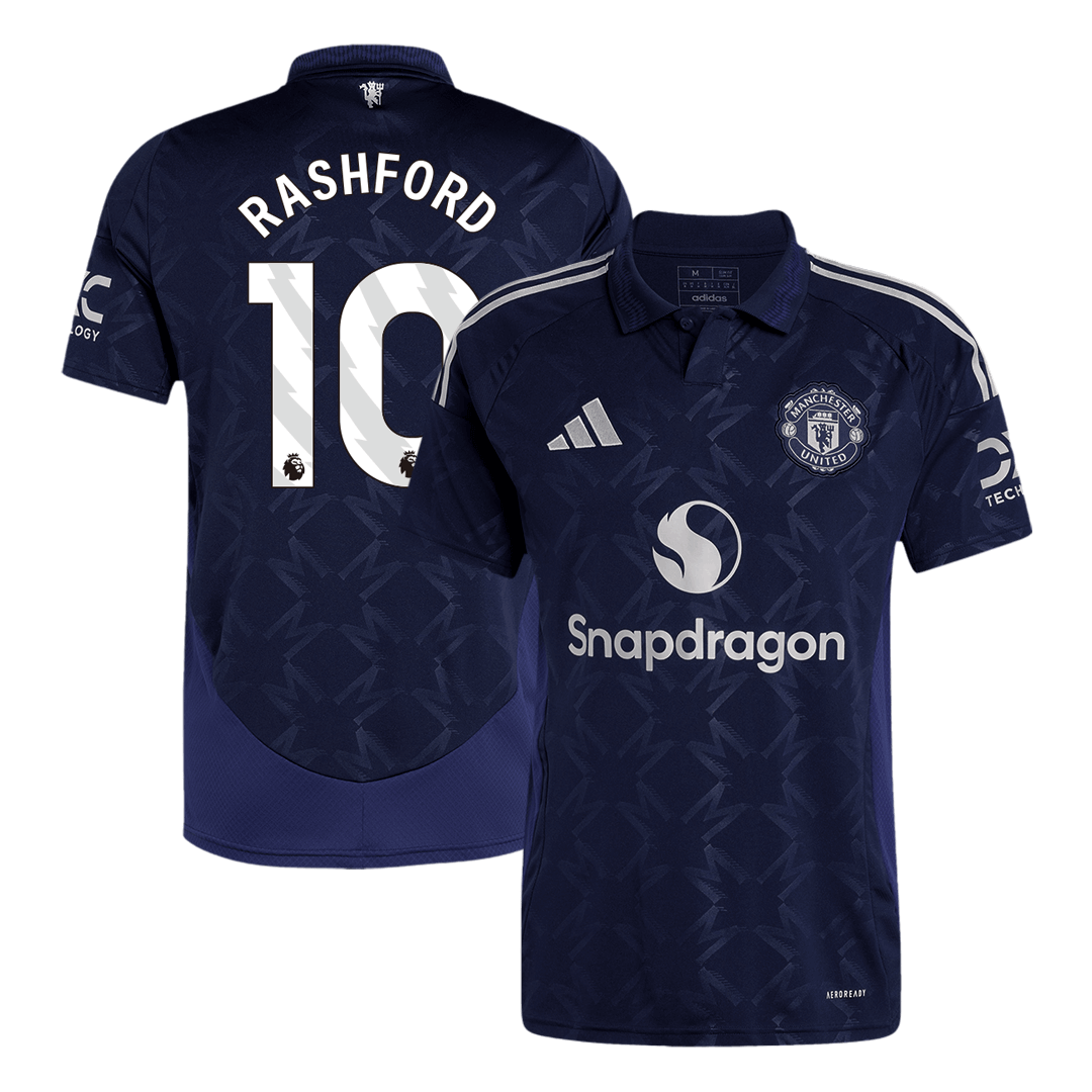 RASHFORD #10 Manchester United Away  Soccer Jersey 2024/25 footmaillots.fr