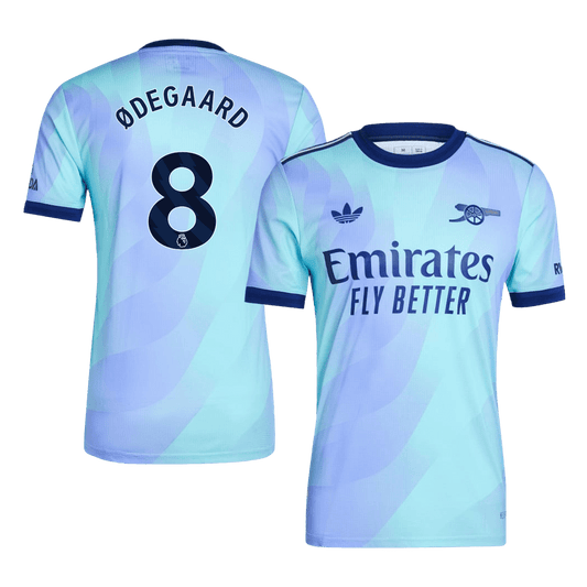 Player Version ØDEGAARD #8 Arsenal Third Away  Soccer Jersey 2024/25 footmaillots.fr